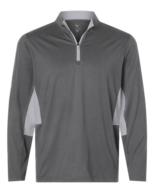 Puma Golf 628858 — Men's Pure 2.0 Quarter-Zip — Slate Sky/ Ash Grey