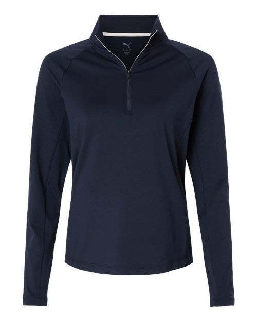 Puma Golf 629449 — Women's Pure 2.0 Quarter-Zip — Deep Navy