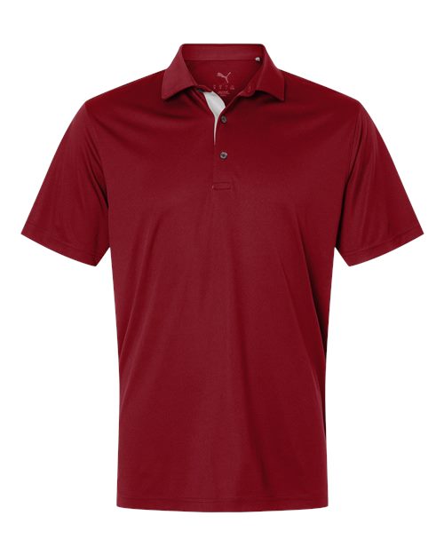Puma Golf 629948 — Men's Pure 2.0 Polo — Dark Crimson