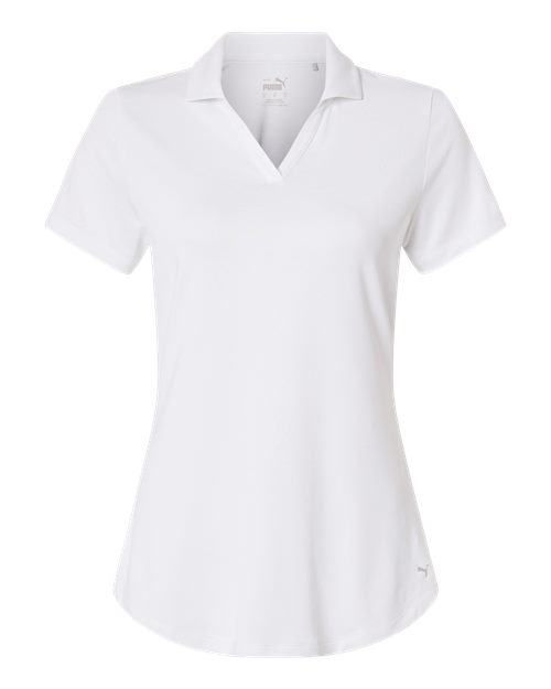 Puma Golf 631050 — Women's Icon Polo 2.0 — White Glow