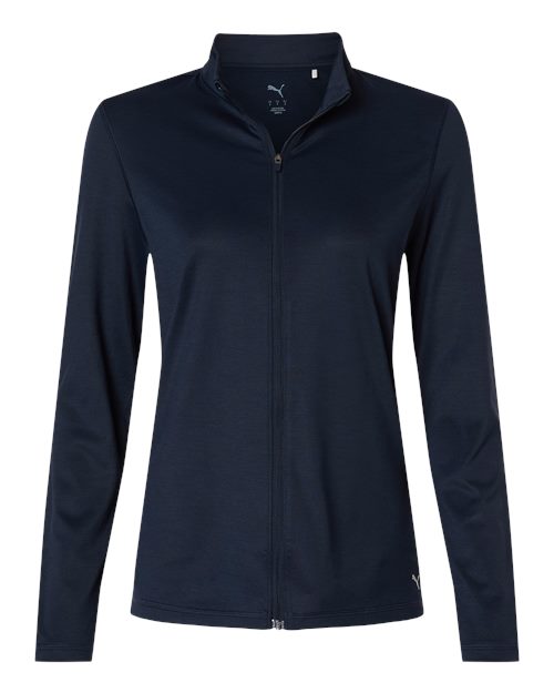 Puma Golf 631052 — Women's Icon 2.0 Full-Zip — Deep Navy
