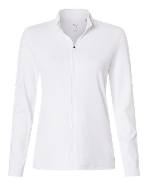 Puma Golf 631052 — Women's Icon 2.0 Full-Zip — White Glow