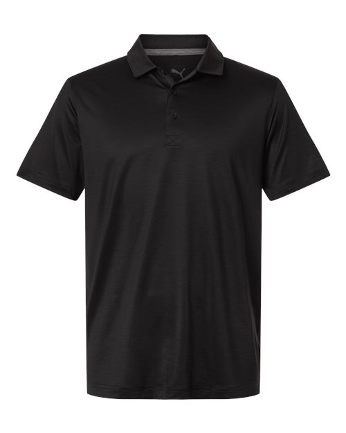 Puma Golf 631057 — Men's Icon Heather Polo 2.0 — Puma Black Heather