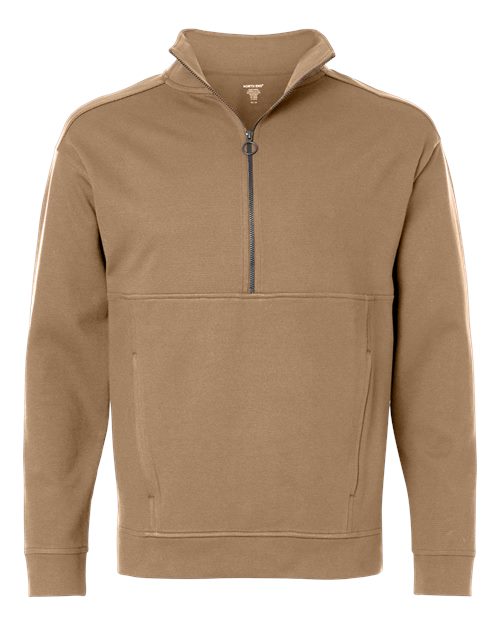 North End NE220 — Men's Mantra Half-Zip Ottoman Pullover — Cafe