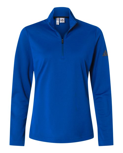 Adidas A400 — Women's Lightweight Quarter-Zip Pullover — Collegiate Royal