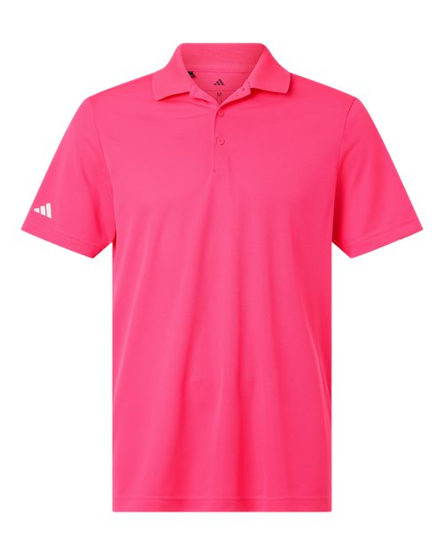 Adidas A430 — Men's Performance Piqué Polo — Lucid Pink