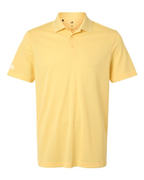 Adidas A430 — Men's Performance Piqué Polo — Almost Yellow