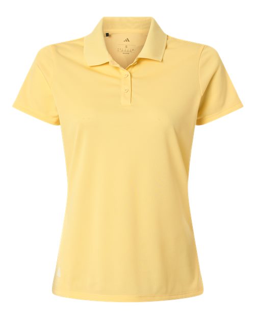 Adidas A431 — Women's Performance Piqué Polo — Almost Yellow