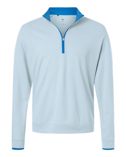 Adidas A2002 — Men's Performance Lightweight Quarter-Zip Pullover — Crystal Sky