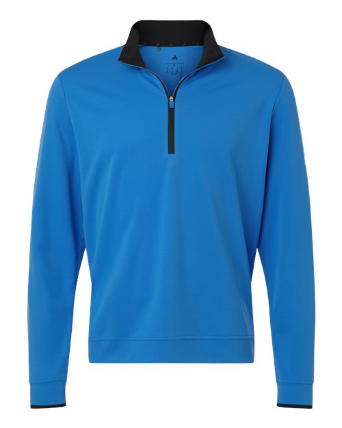 Adidas A2002 — Men's Performance Lightweight Quarter-Zip Pullover — Lucid Ray Blue