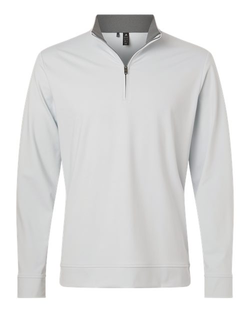 Adidas A2017 — Men's Ultimate365 Classic Quarter-Zip Pullover — Clear Grey