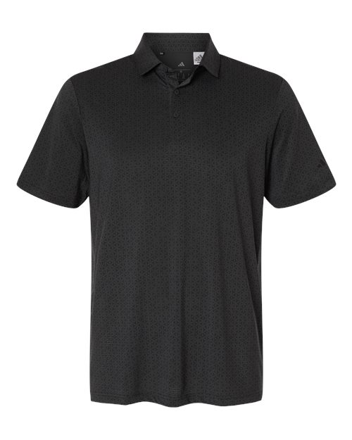 Adidas A2023 — Men's Ultimate365 Mesh Tango Print Climacool Polo — Black/ Carbon