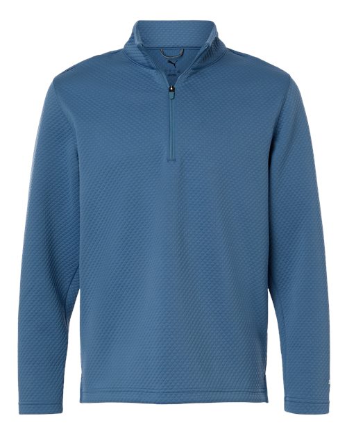 Puma Golf 638595 — Men's Pebble Quarter-Zip Pullover — Blue Horizon