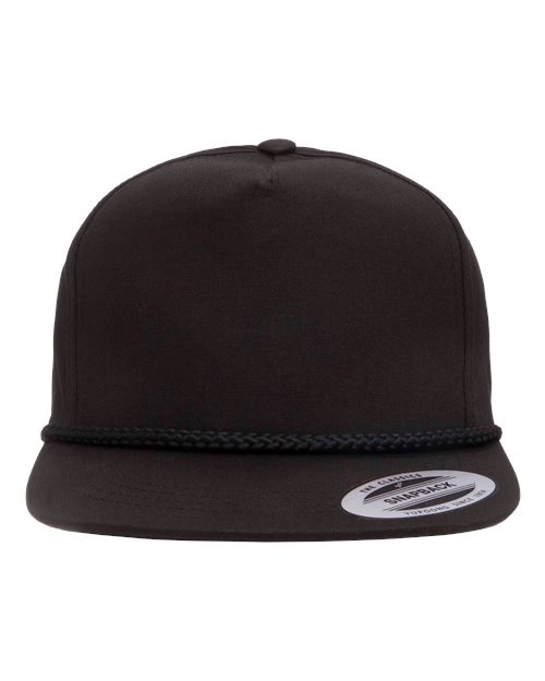 YP Classics 6002YP — Classic Poplin Golf Cap — Black