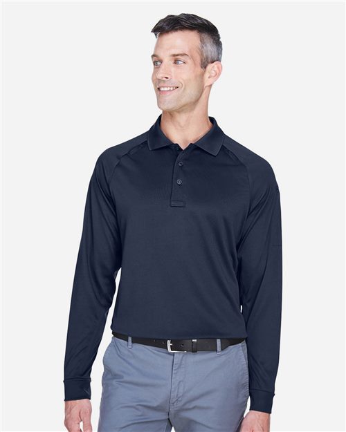Harriton M211L — Men's Advantage Long Sleeve Tactical Polo — main view