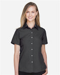 Harriton M560W — Women's Barbados Textured Camp Shirt — main view