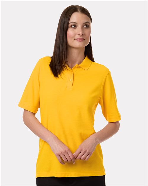 Harriton M105W — Women's Maverick CVC Pique Polo — main view