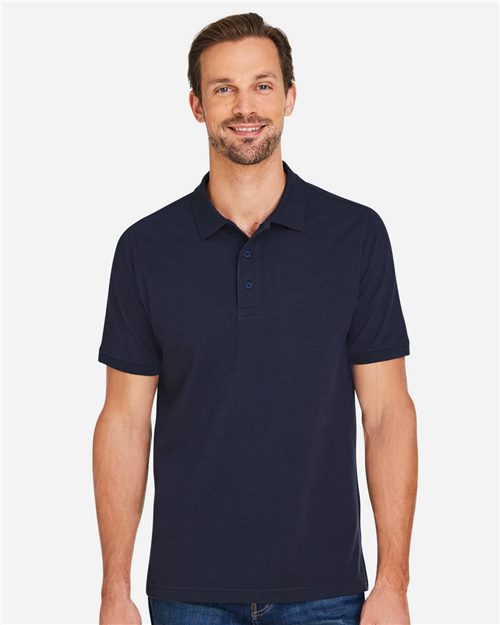 Harriton M205 — Men's Valiant Cotton Snag Protect Polo — main view