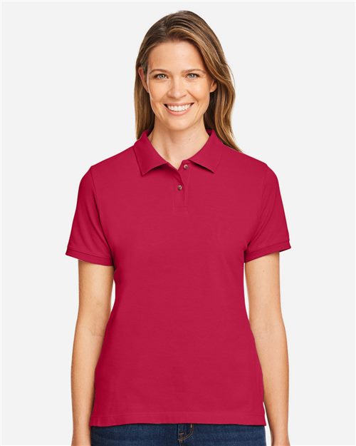 Harriton M200W — Women's Cotton Polo — main view