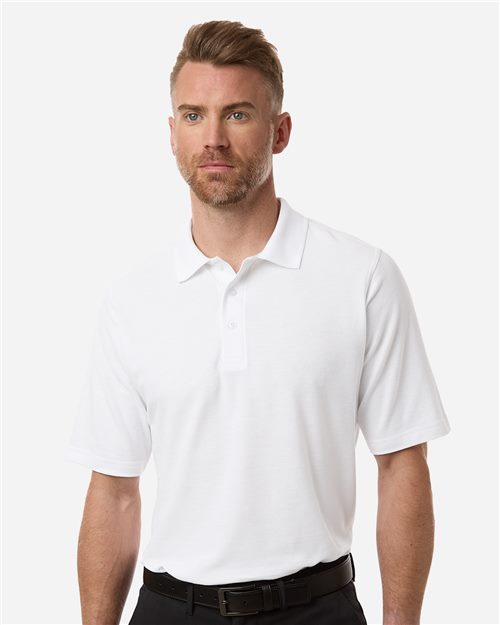 Harriton M105T — Men's Tall Maverick CVC Pique Polo — main view