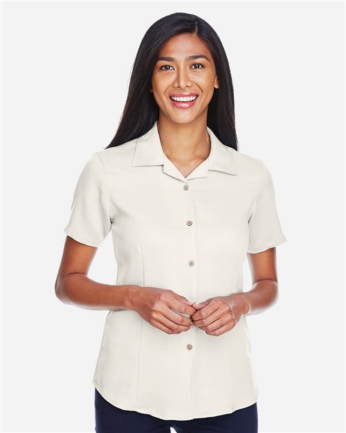 Harriton M570W — Women's Bahama Cord Camp Shirt — main view