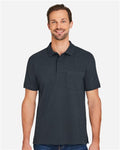 Harriton M205P — Men's Valiant Cotton Snag Protect Pocket Polo — main view