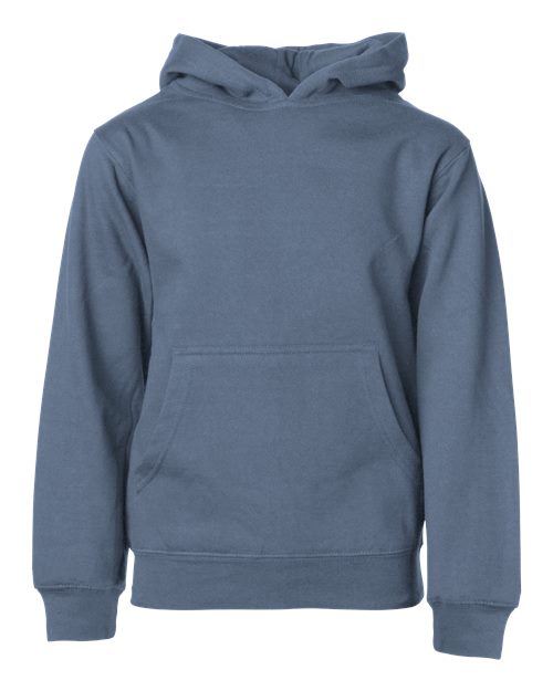 Independent Trading Co. SS4001Y — Youth Midweight Hooded Sweatshirt — Storm Blue