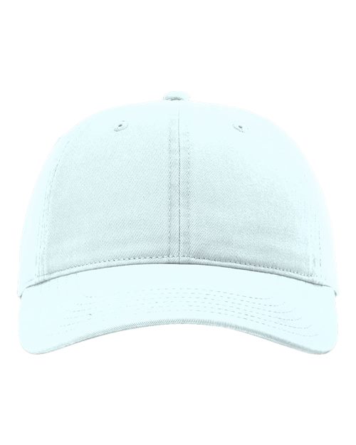 Richardson 326 — Peach Twill Dad Hat — Powder Blue