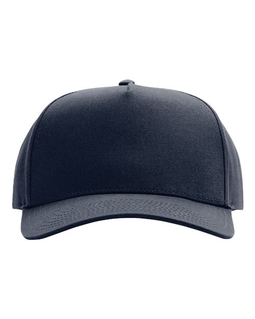 Richardson 323FPC — Full Fabric Five-Panel Champ Cap — Navy