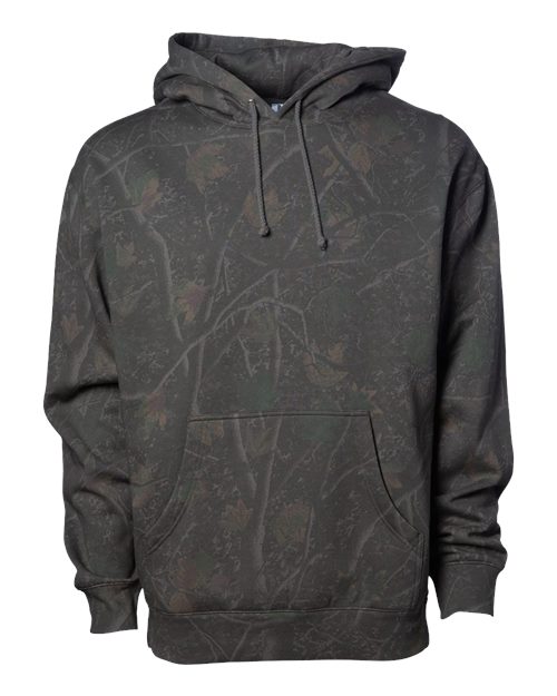 Independent Trading Co. IND4000 — Unisex Heavyweight Hooded Sweatshirt — Darkwood Tree Camo