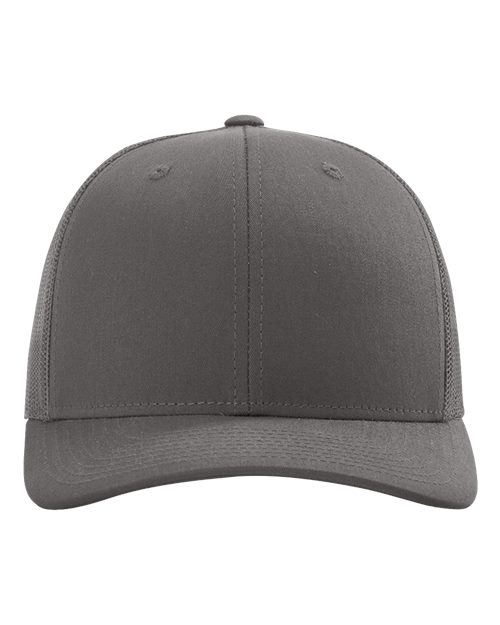 Richardson 112 — Snapback Trucker Cap — Charcoal