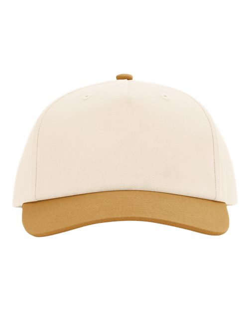 Richardson 356 — Five-Panel Gramps Cap — Cream/ Wheat