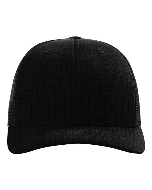 Richardson 112T — Tactical Trucker Cap — Black