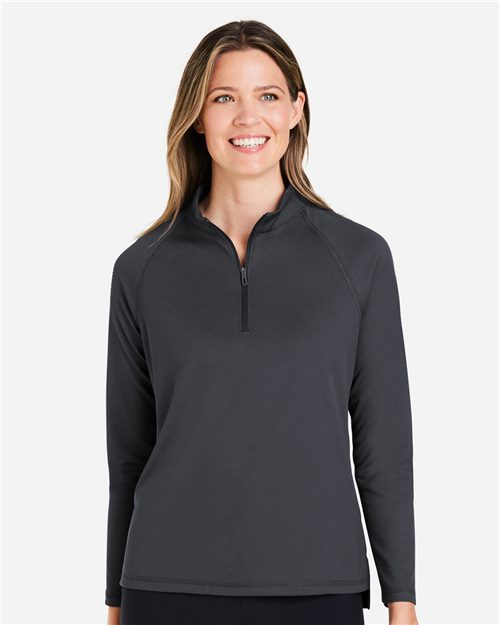 North End NE410W — Women's Revive Coolcore® Quarter-Zip Pullover — main view