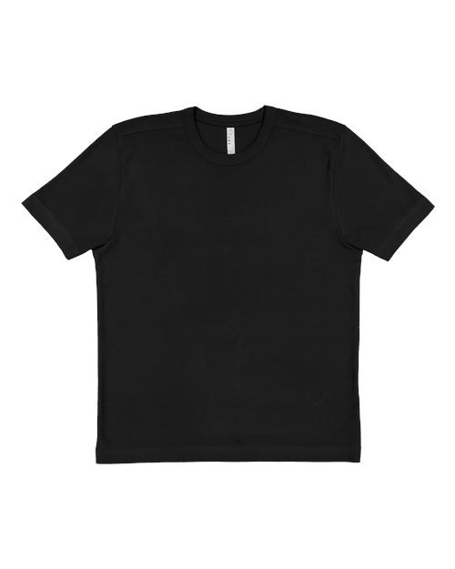 LAT 6906 — Unisex Heavyweight Tee — Black