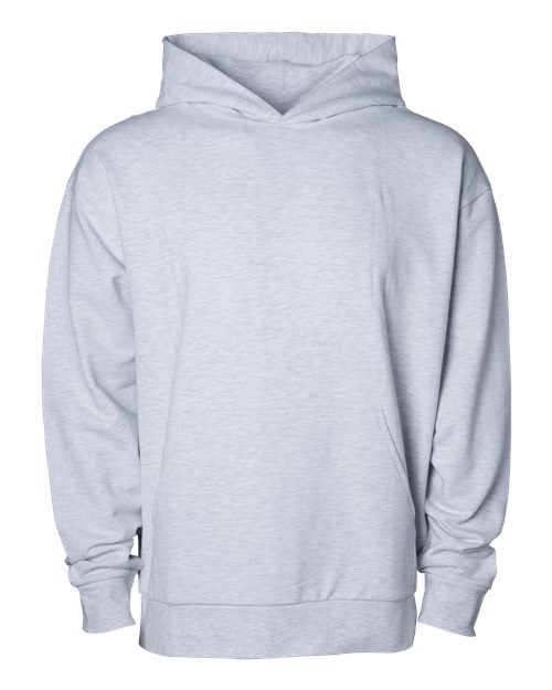 Independent Trading Co. IND330BLV — Unisex Boulevard Heavyweight Hooded Sweatshirt — Ash Heather