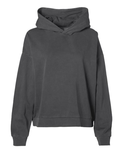 Independent Trading Co. PRM2600 — Women's California Wave Wash Sunday Hooded Sweatshirt — Pigment Black