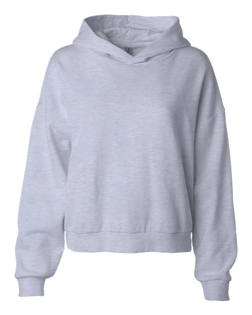 Independent Trading Co. PRM2600 — Women's California Wave Wash Sunday Hooded Sweatshirt — Ash Heather