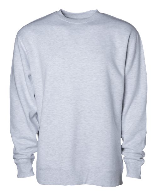 Independent Trading Co. SS3000 — Unisex Midweight Crewneck Sweatshirt — Ash Heather