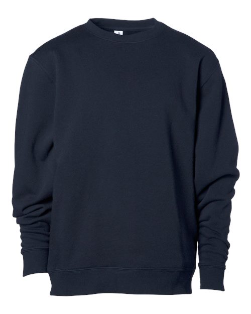 Independent Trading Co. SS3001Y — Youth Midweight Crewneck Sweatshirt — Classic Navy