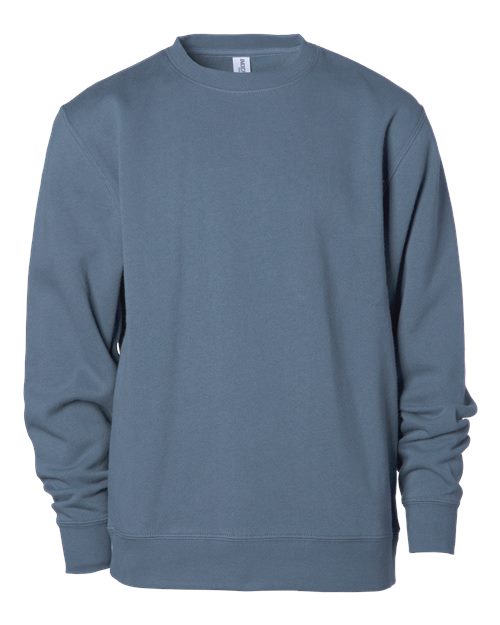 Independent Trading Co. SS3001Y — Youth Midweight Crewneck Sweatshirt — Storm Blue