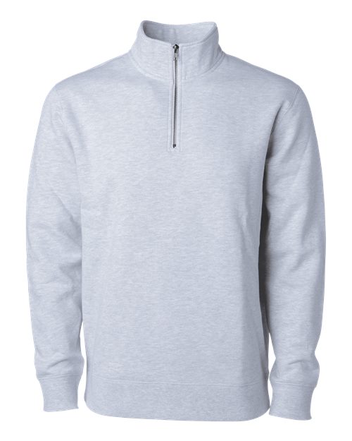 Independent Trading Co. SS4600QZ — Unisex Midweight Quarter-Zip Pullover — Ash Heather