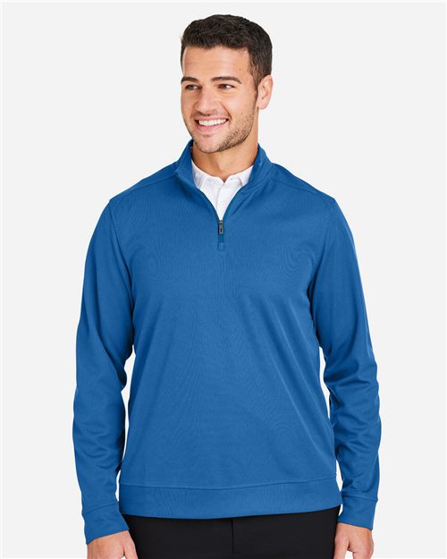 North End NE412 — Men's Express Tech Performance Pique Quarter-Zip Pullover — main view