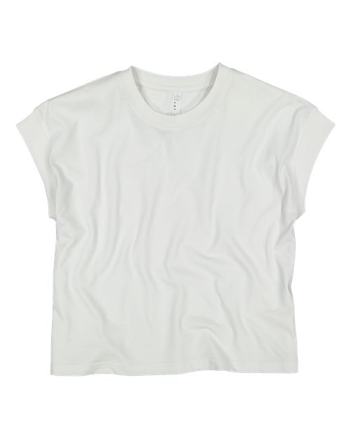 LAT 3502 — Women's Vintage Wash Tee — Washed White
