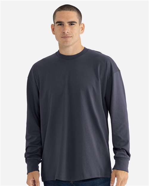 Next Level 7211 — Unisex Heavyweight Long Sleeve T-Shirt — Harbor Blue