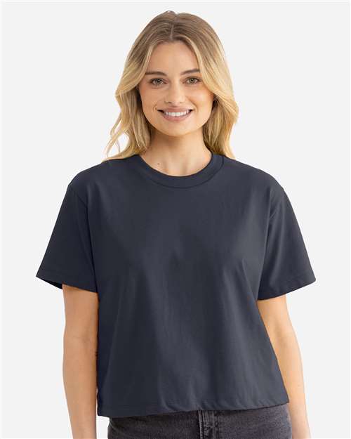 Next Level 7610 — Women's Heavyweight Boxy T-Shirt — Harbor Blue
