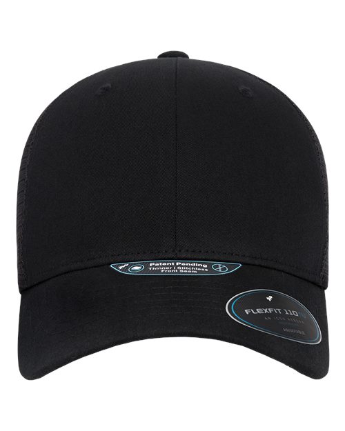 Flexfit 110MNU — 110® NU Mesh Cap — Black