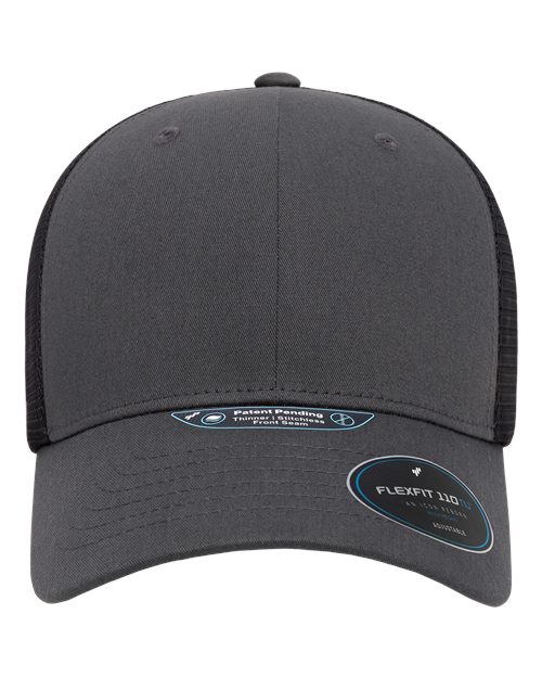 Flexfit 110MNU — 110® NU Mesh Cap — Charcoal/ Black