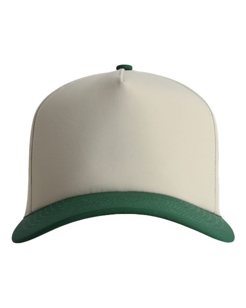 Imperial 5068 — The Persimmon Two-Tone Cap — Putty/ Forest Green