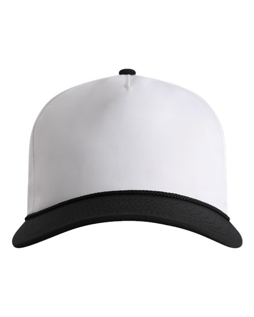 Imperial 5054U — The Harrison Cap — White/ Black-Black